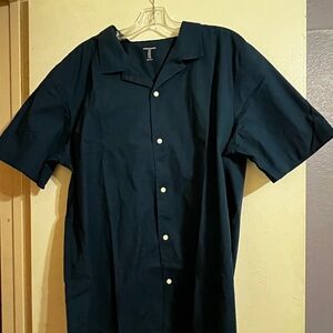 Amazon Essentials Men's Dark Blue Casual Shirt